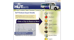 Desktop Screenshot of hutshuttle.com